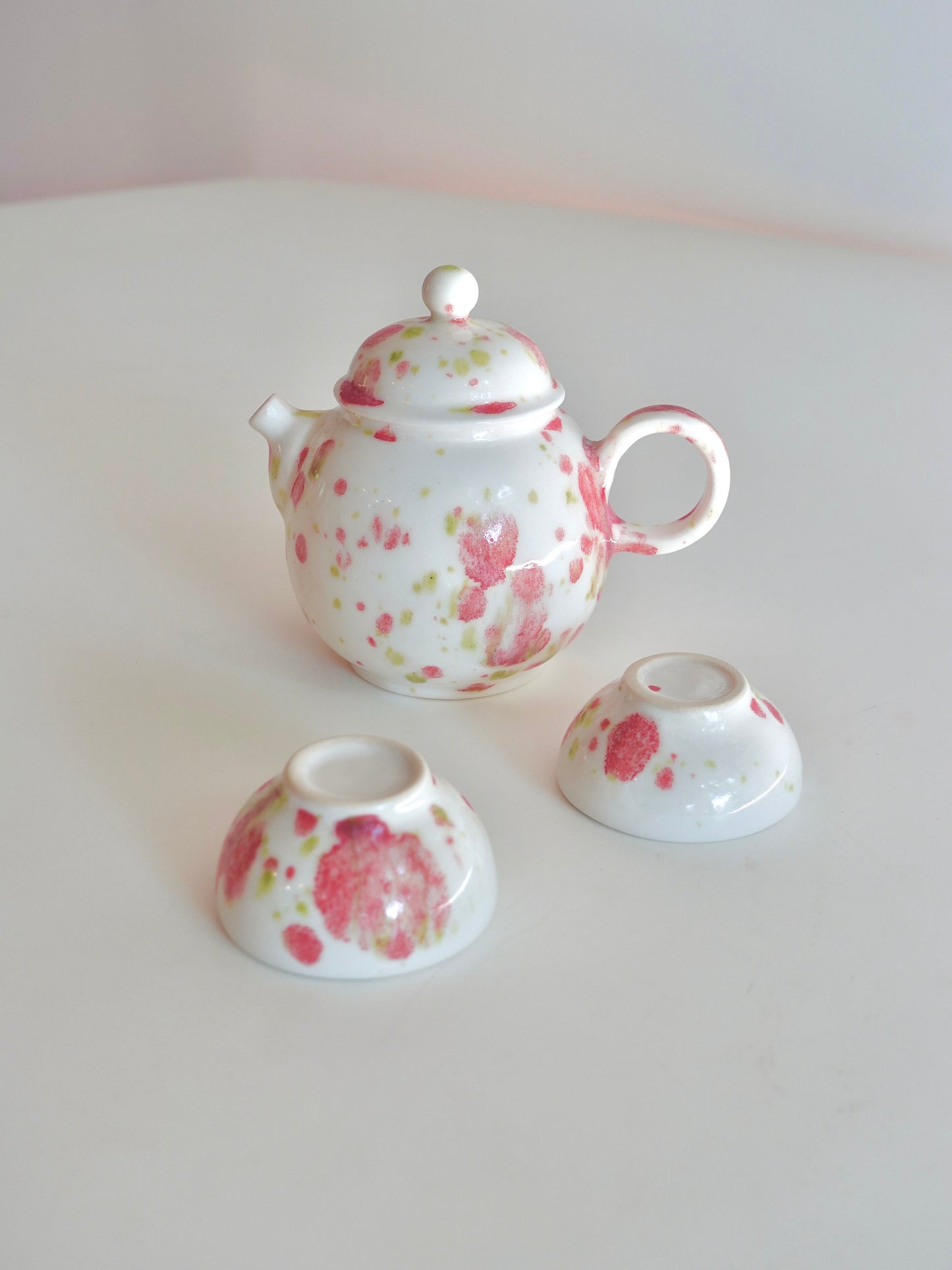 Strawberry Patterned Tea Set