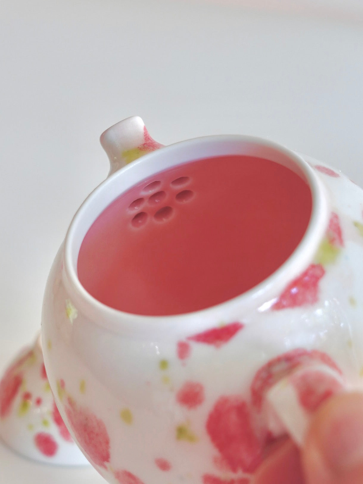 Strawberry Patterned Tea Set