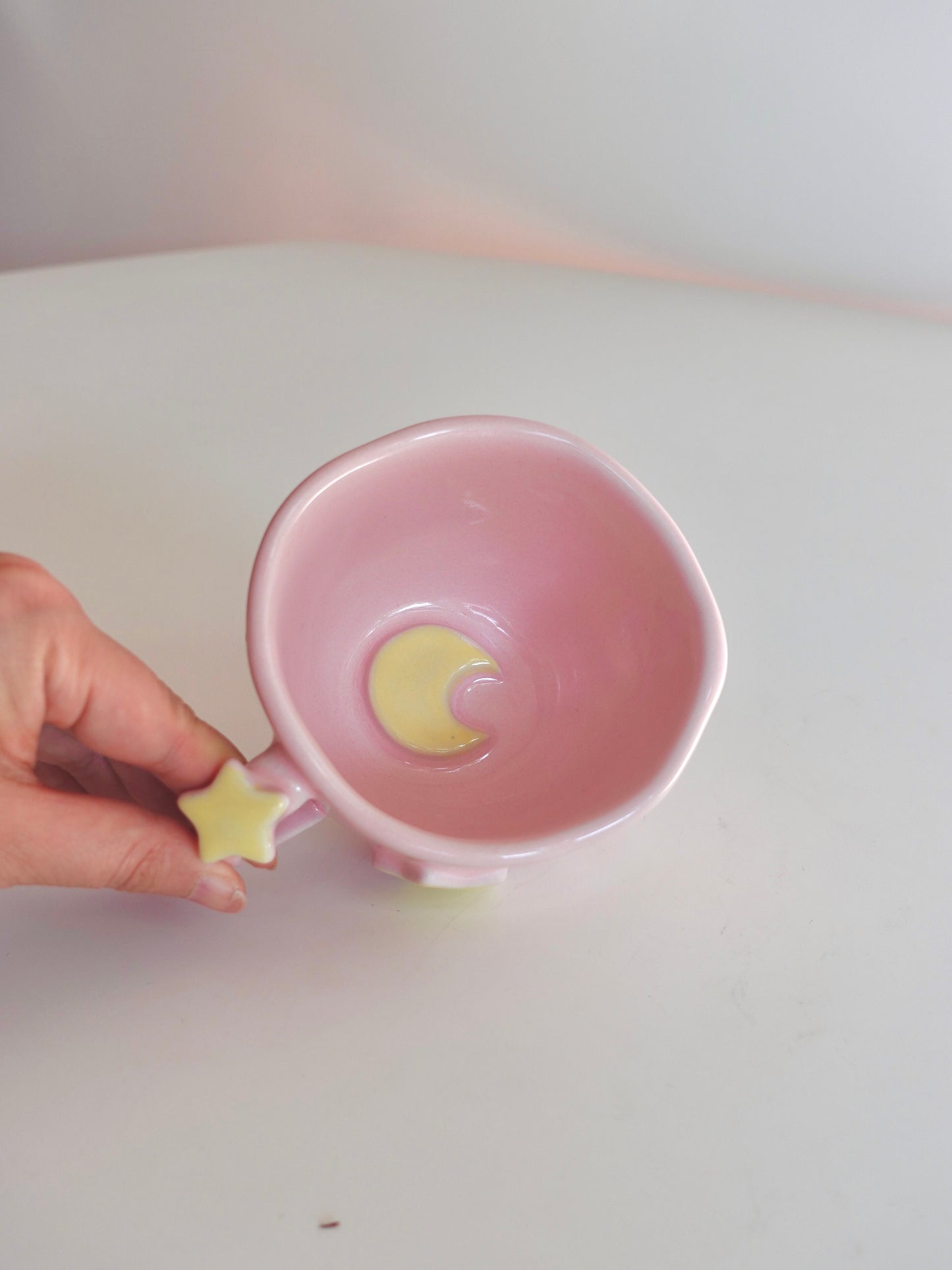 Dreamy Pastel Hand-built Star Mug