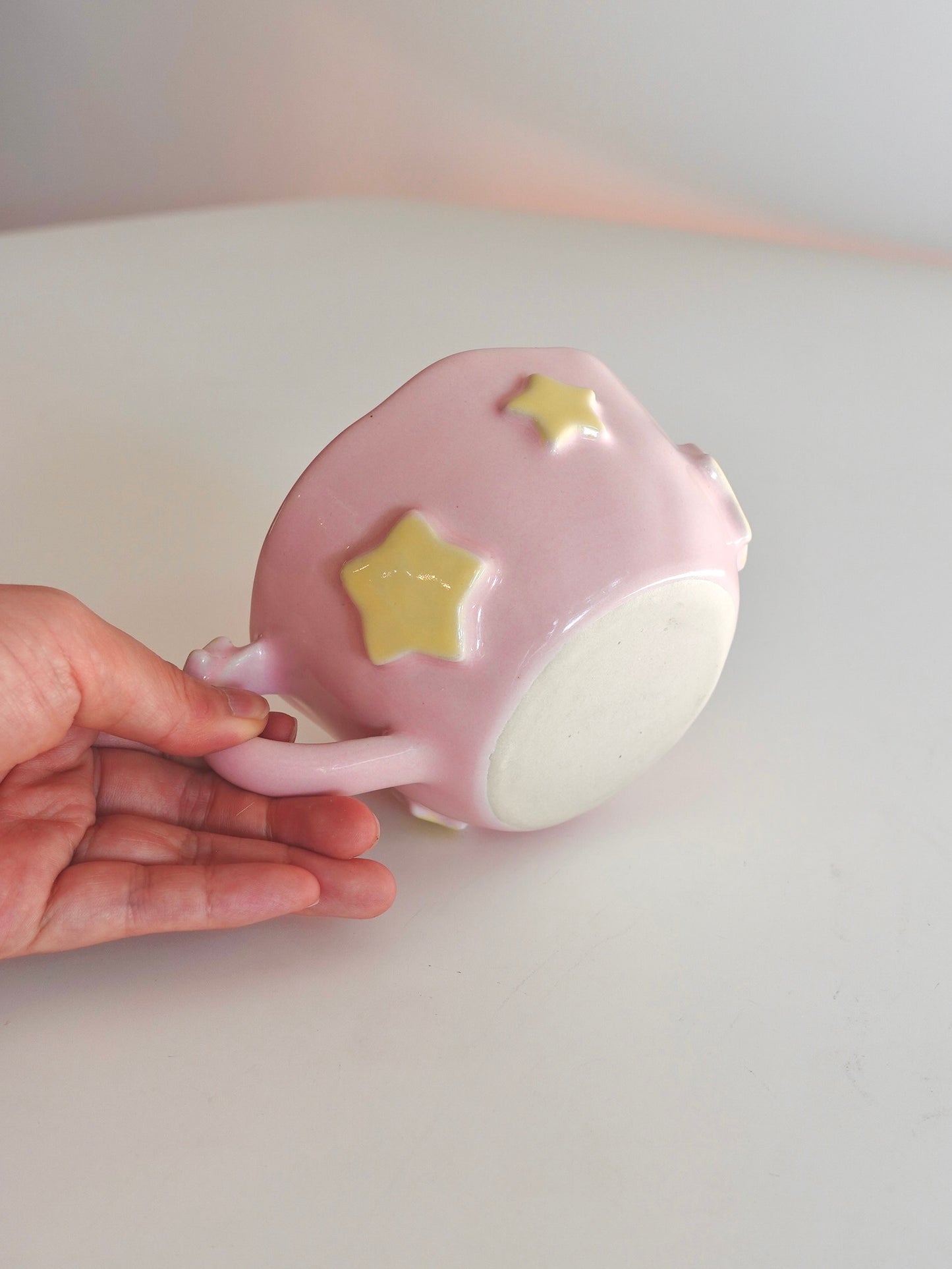 Dreamy Pastel Hand-built Star Mug