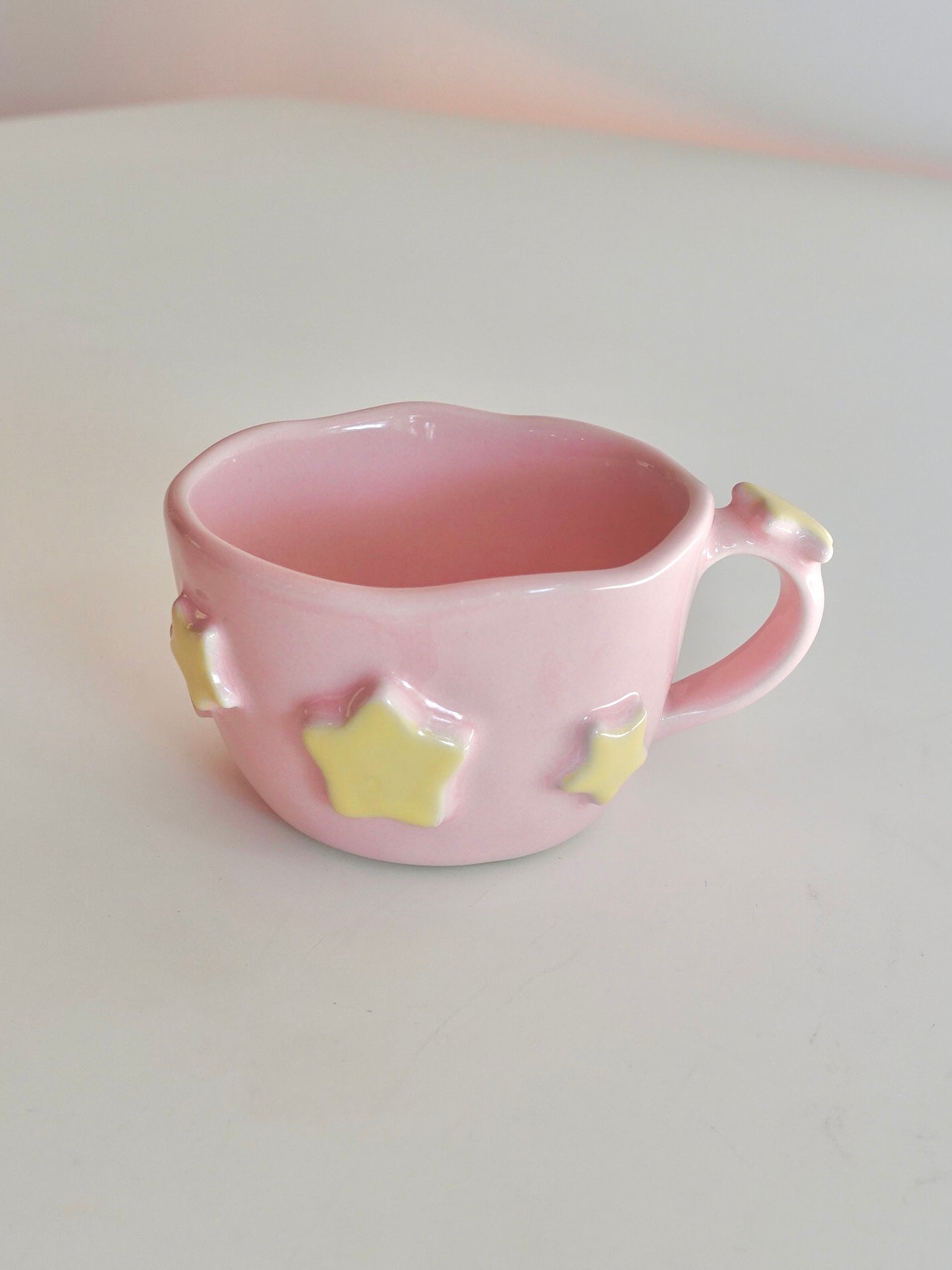 Dreamy Pastel Hand-built Star Mug