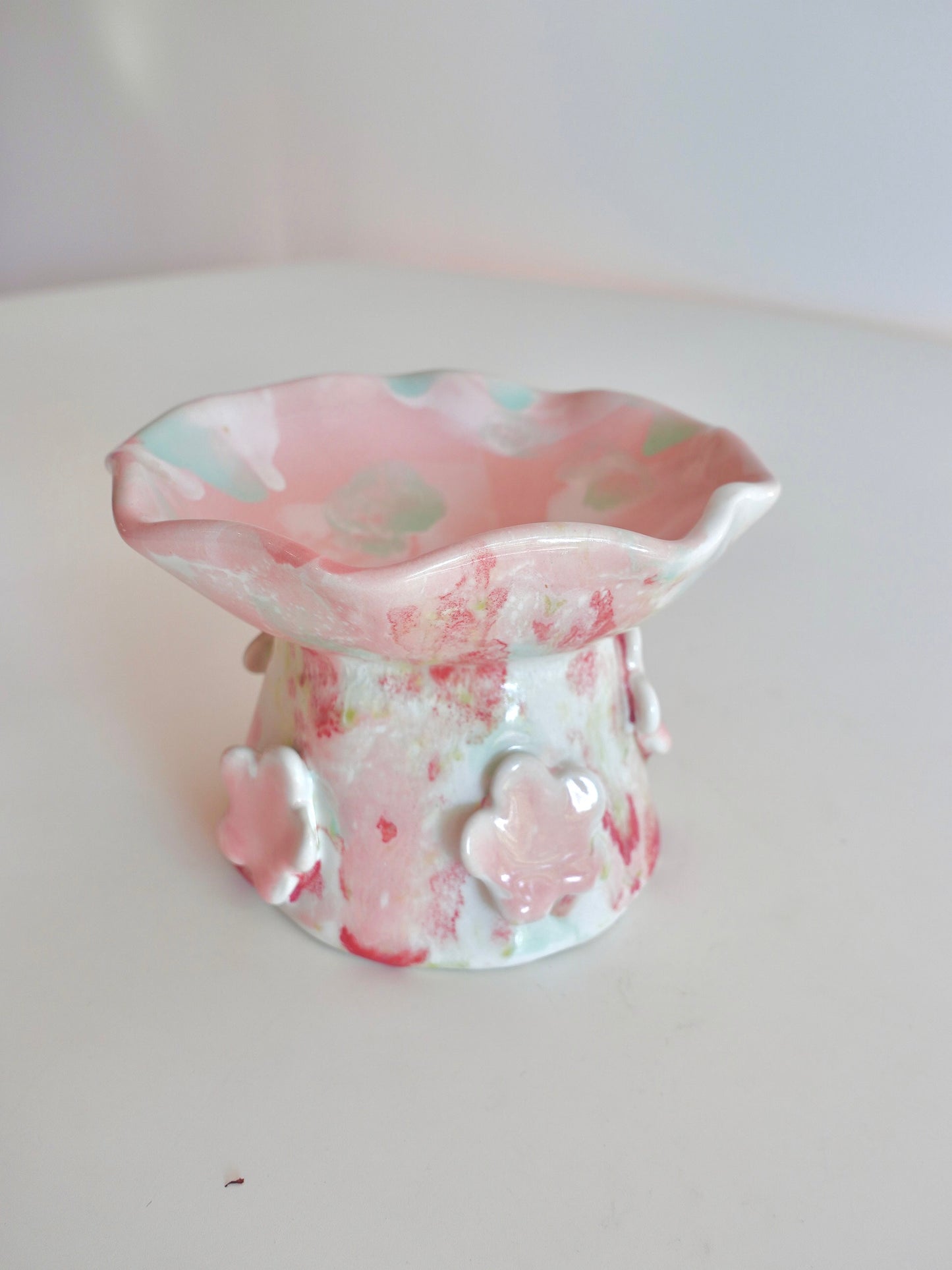 Strawberry Flower Pet Bowls