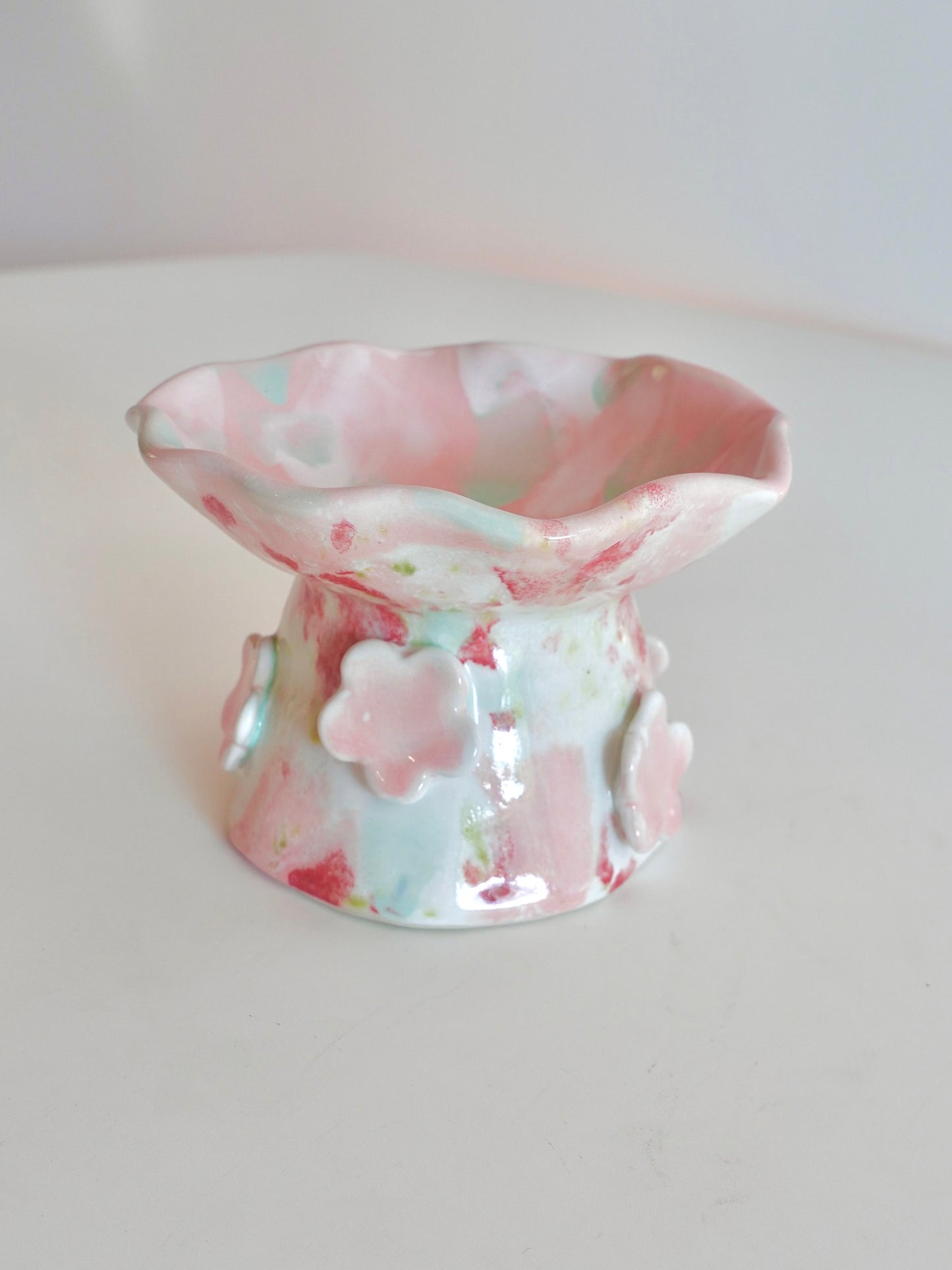 Strawberry Flower Pet Bowls