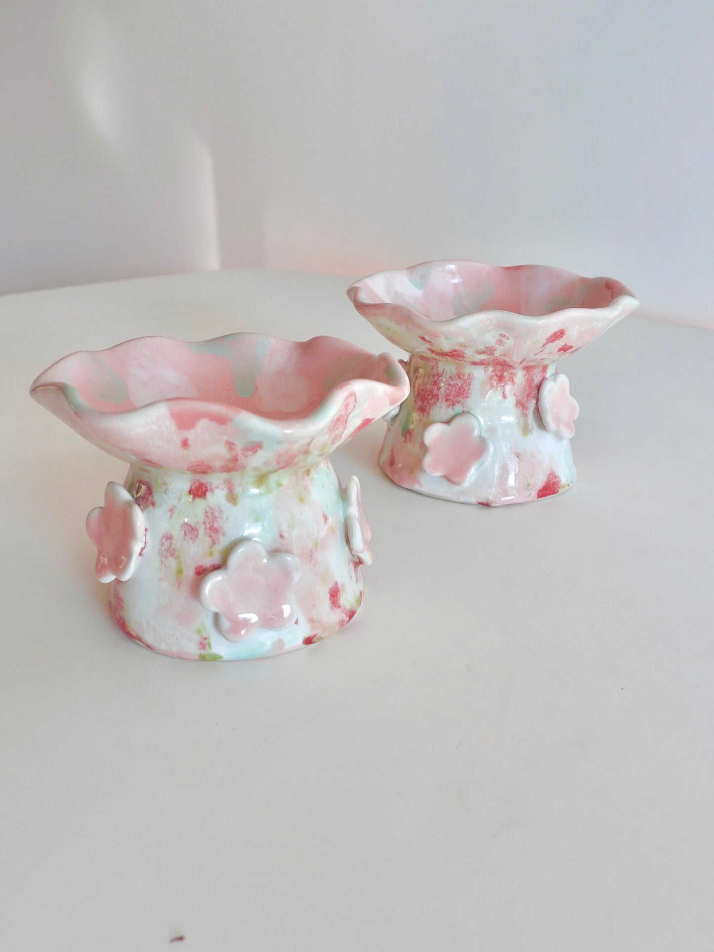 Strawberry Flower Pet Bowls
