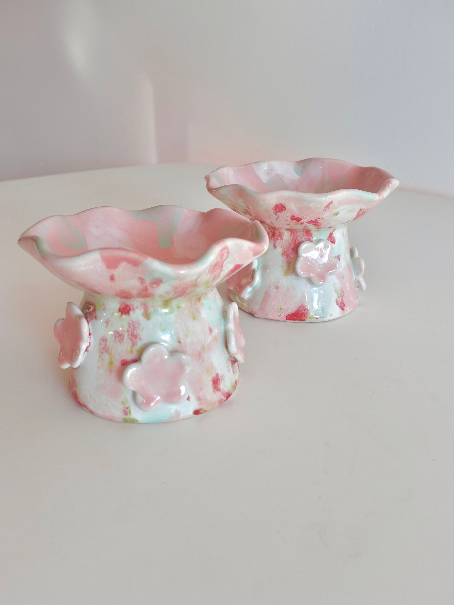 Strawberry Flower Pet Bowls