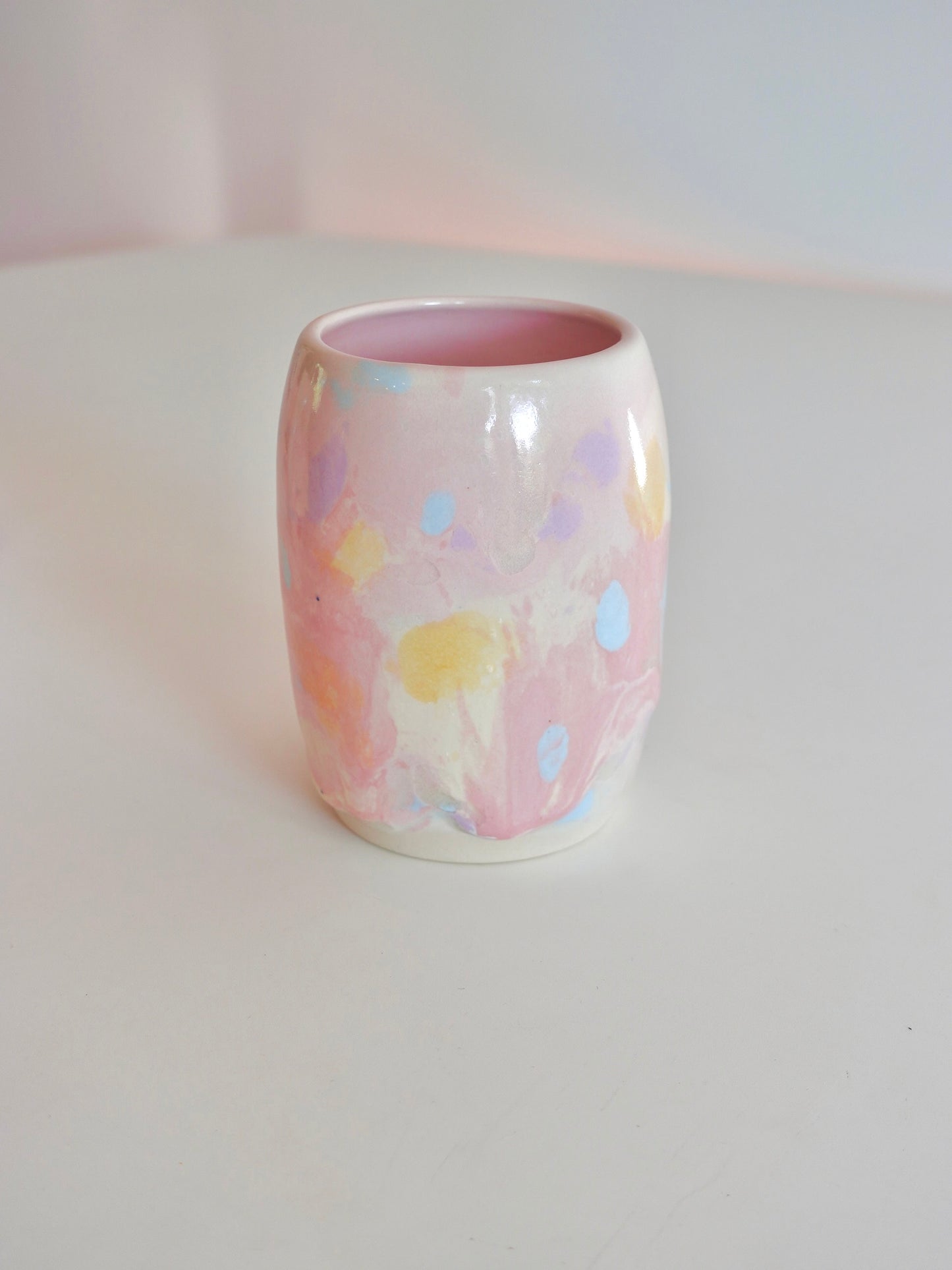 Pastel Drippy Bun and Bow Tumbler 2