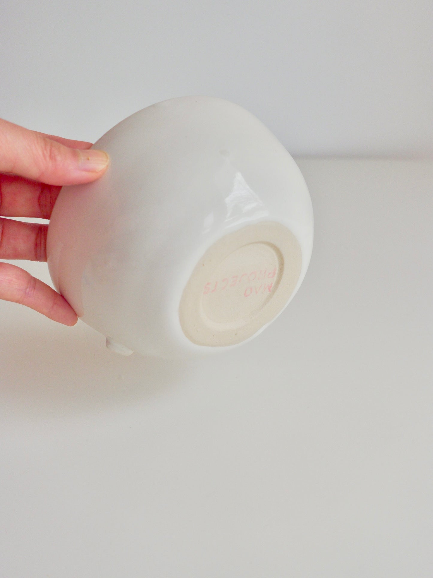 White Mimi Hearts Matcha Bowl