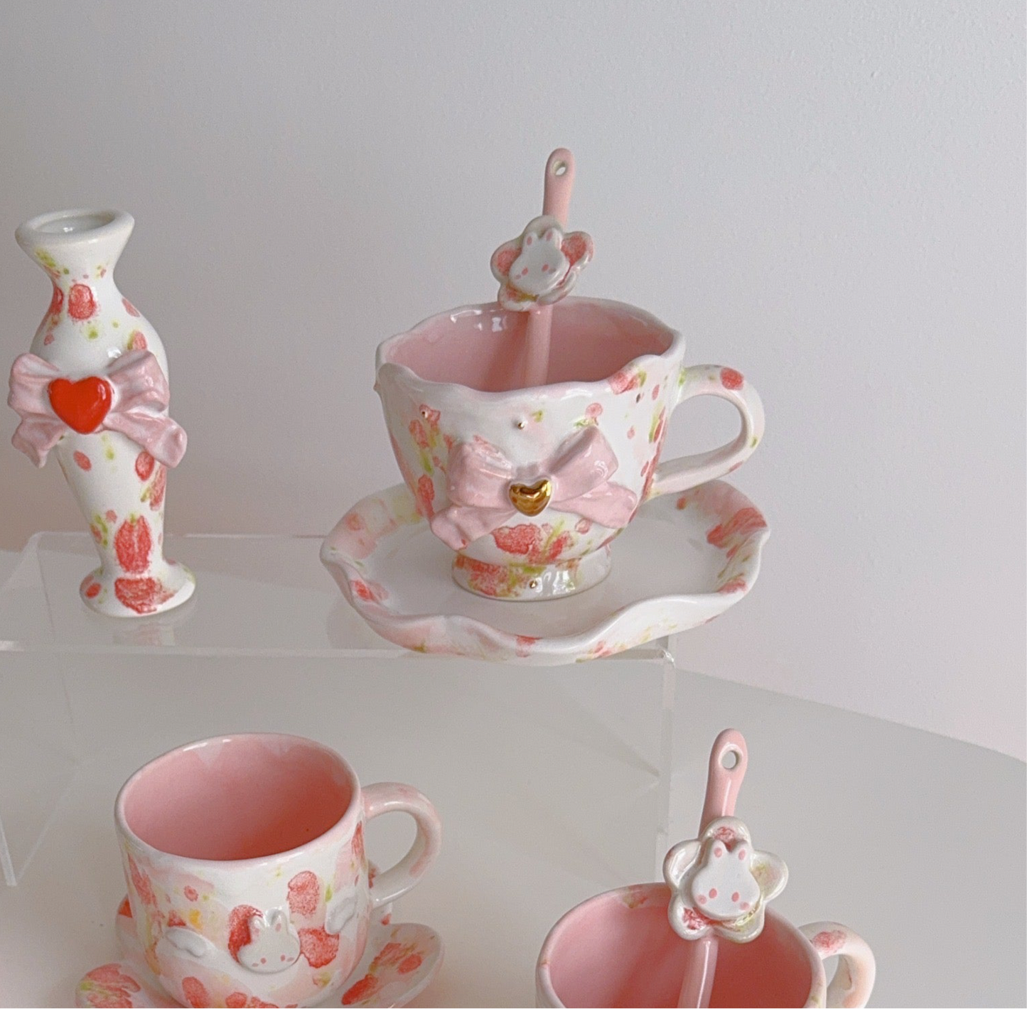 Strawberry Bun Bun Spoons
