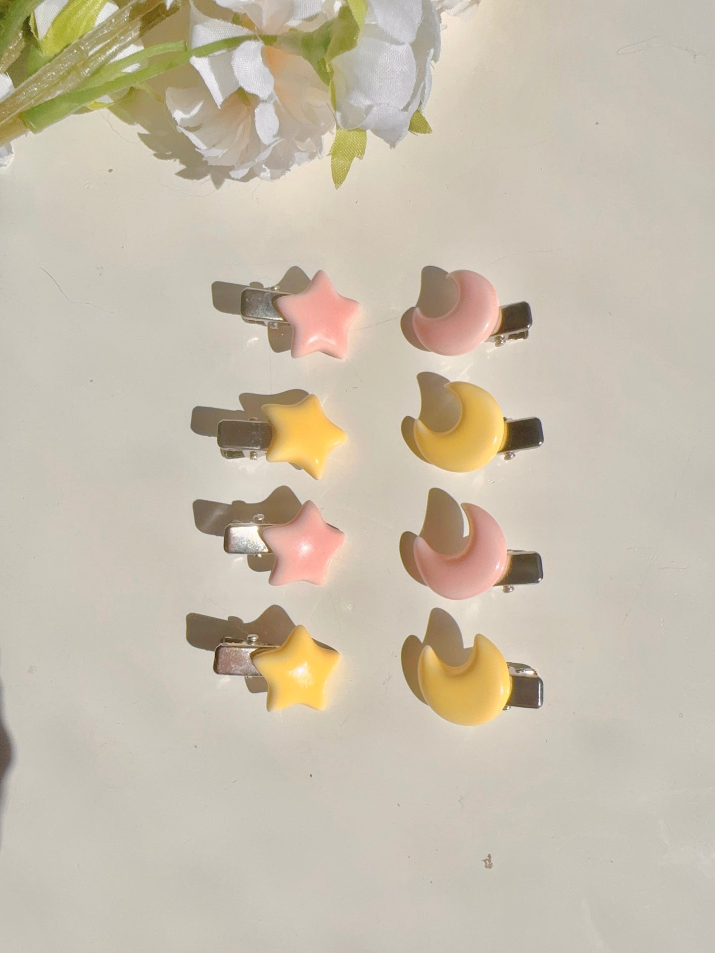 Star Moon Hair Clip (two color)
