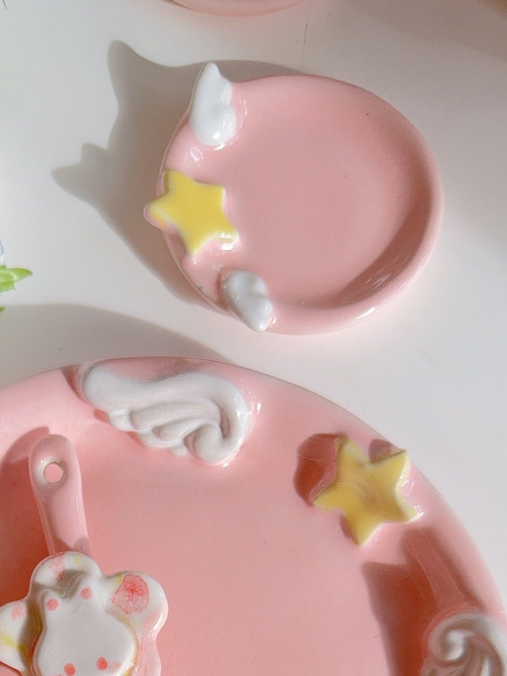 Pink Star Wing Mini Plates