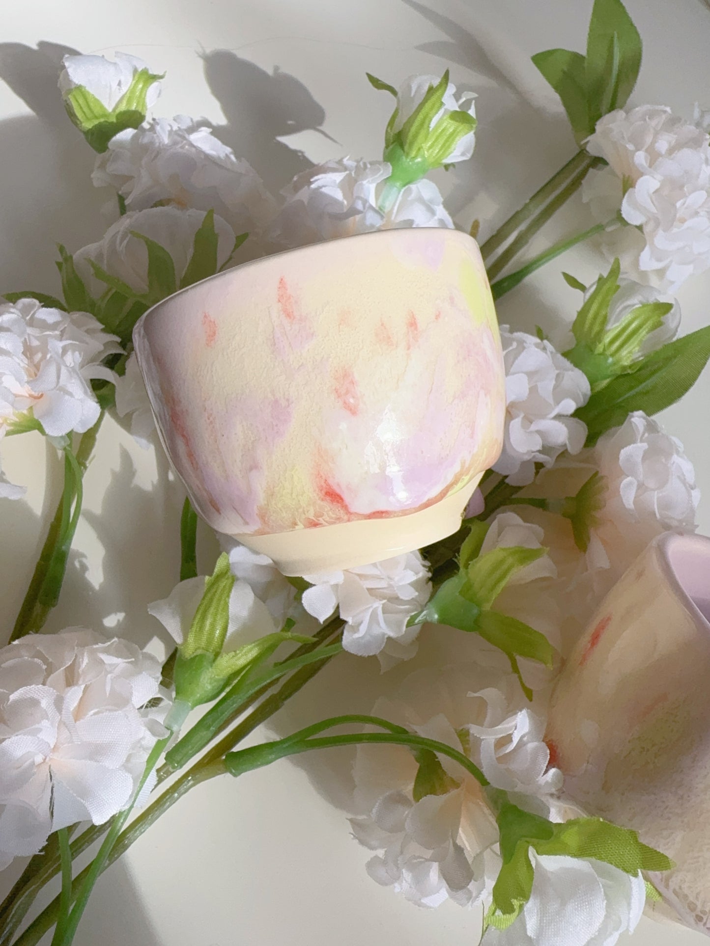 Drippy Lilac 100ml Mini Tea Bowls