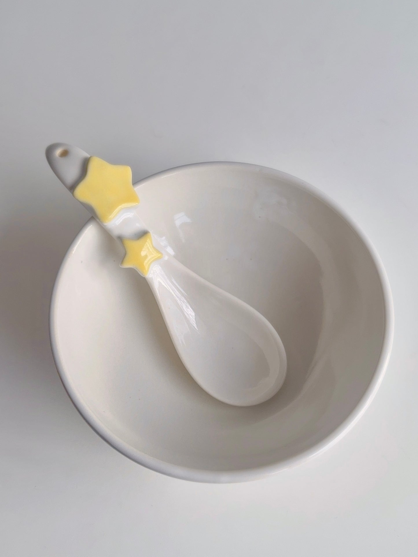 Lustre White Bun Bun Bowl