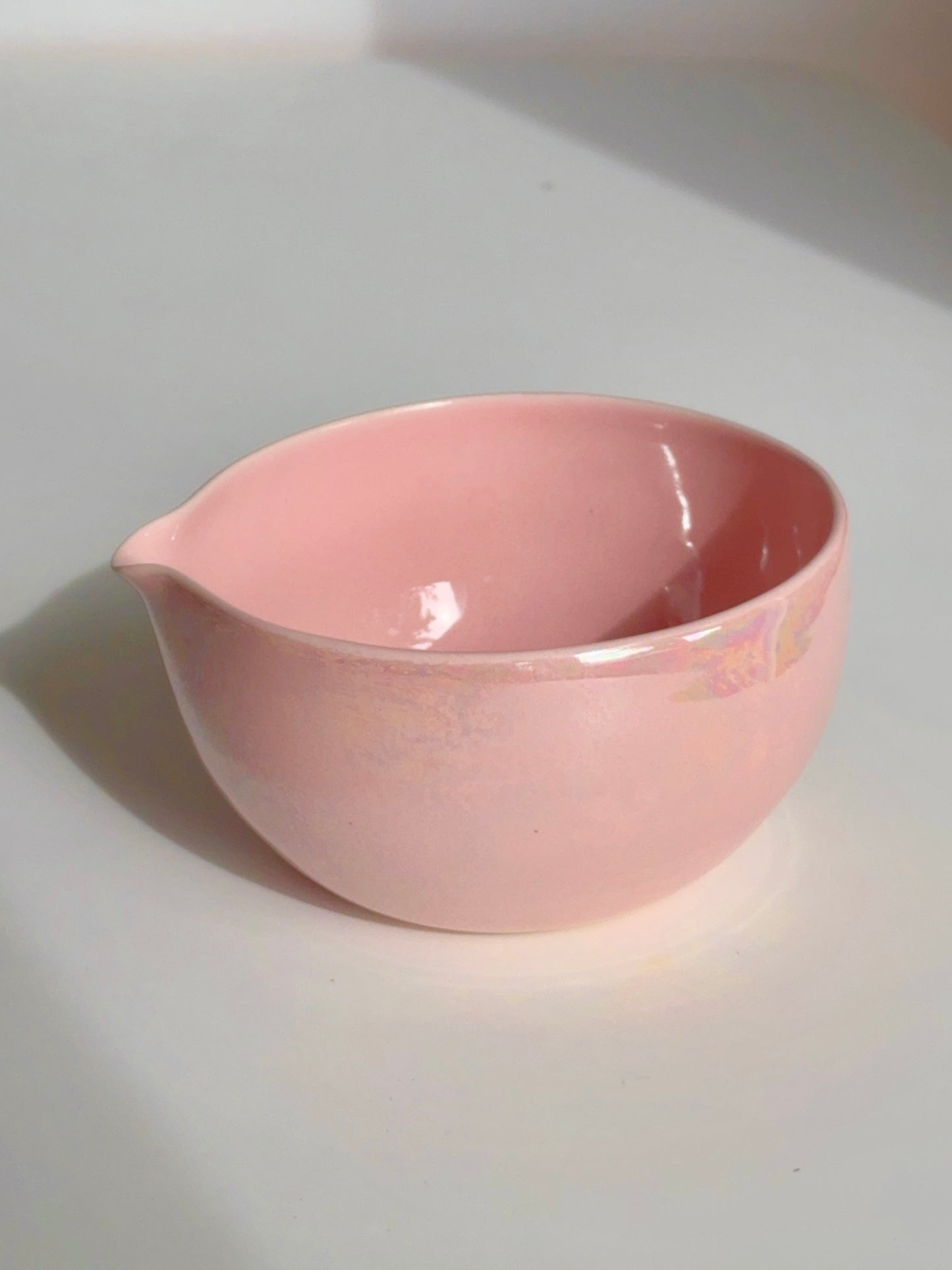 Pink Bun Bun Hearts Matcha Bowl