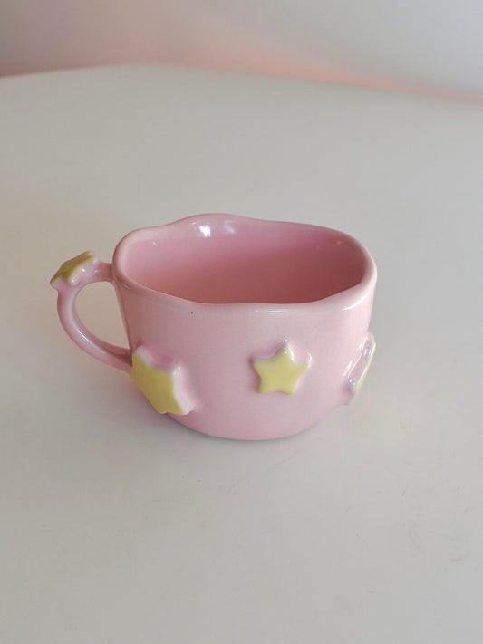 Dreamy Pastel Hand-built Star Mug