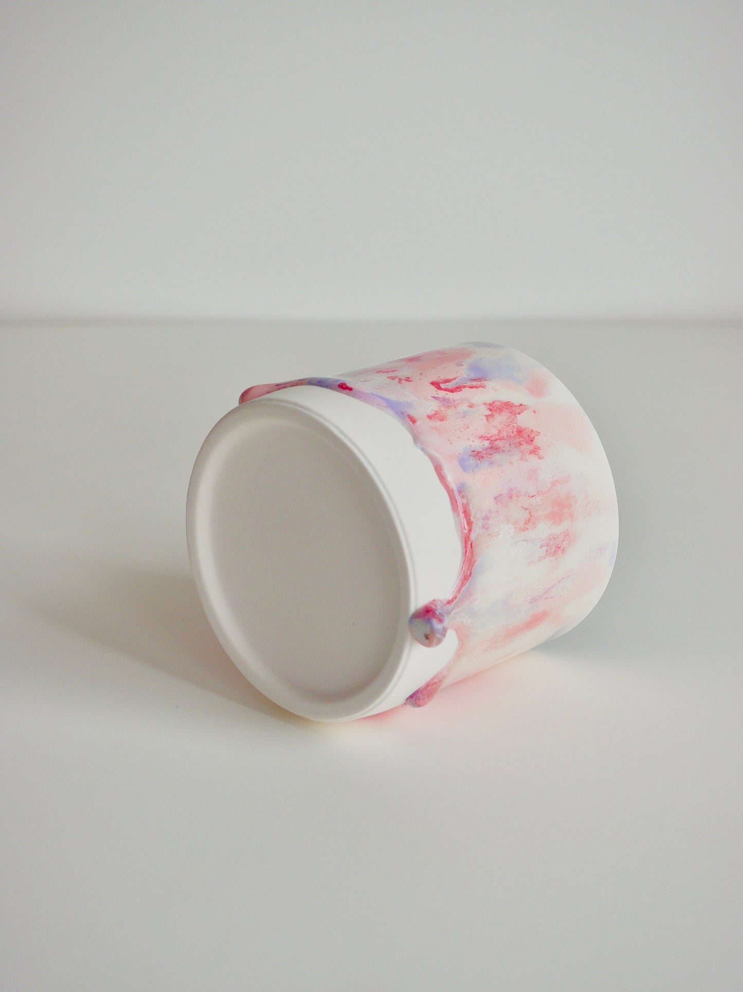 Drippy Pastel Ball Handle Mug 1