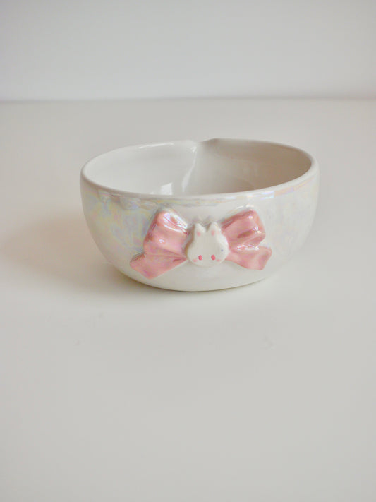 Lustre Bun Bow Matcha Bowl