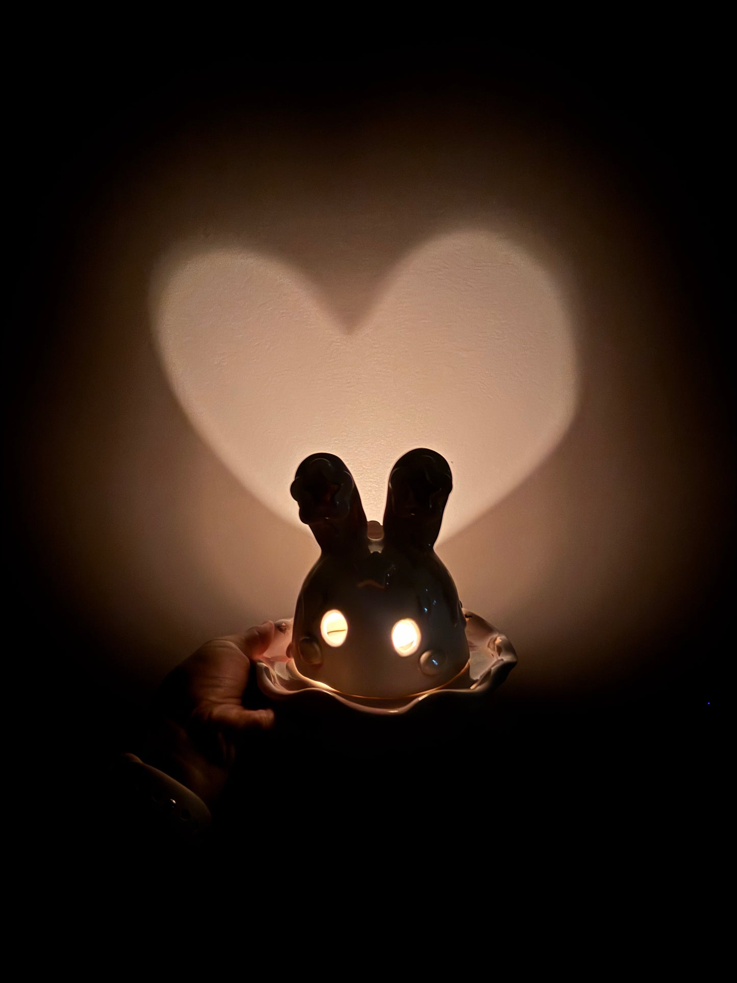 Drippy Pastel and Gold BunBun Candle/Incense Holder