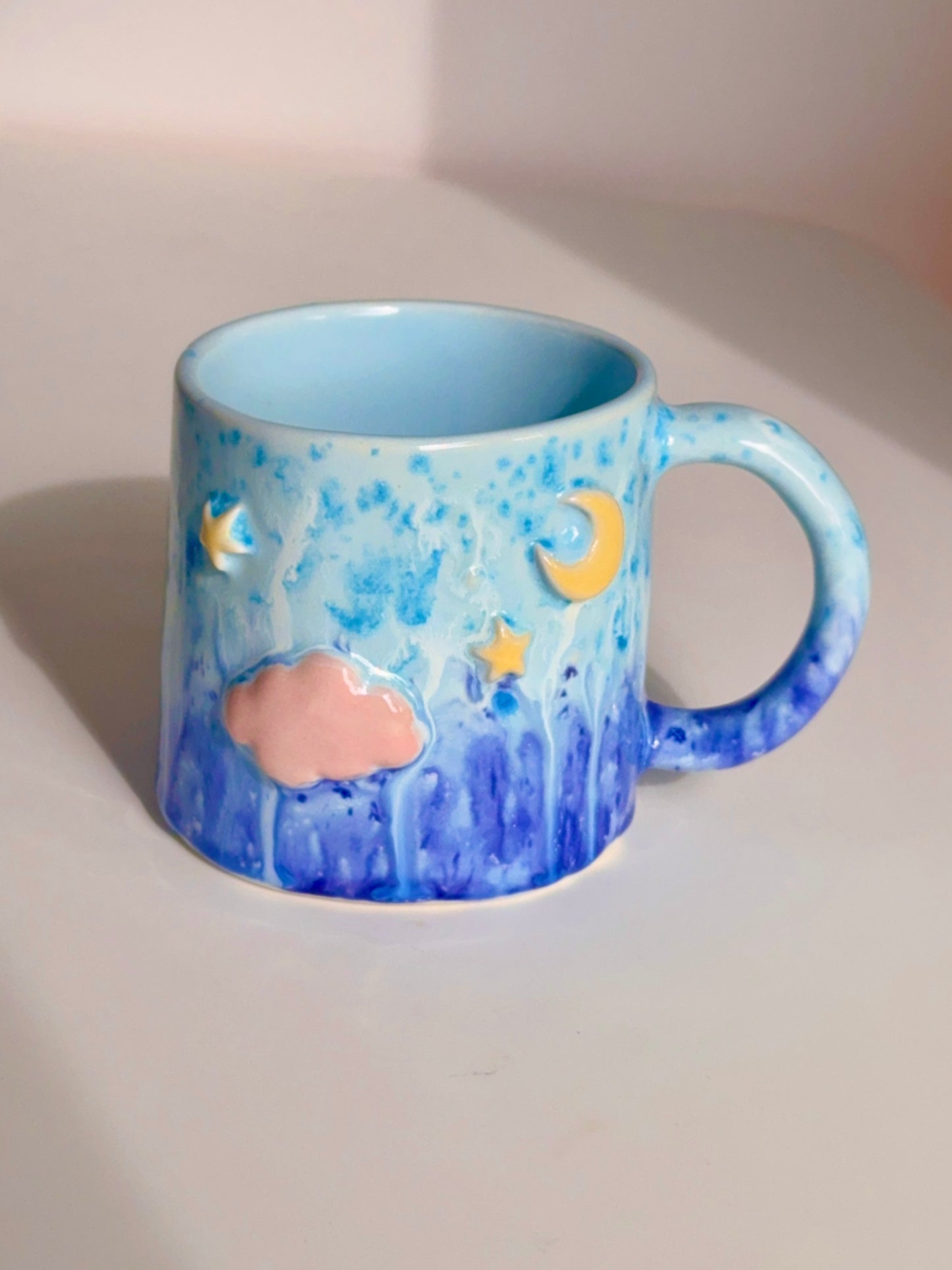 Large Stormy Cloud Mug and Spoon