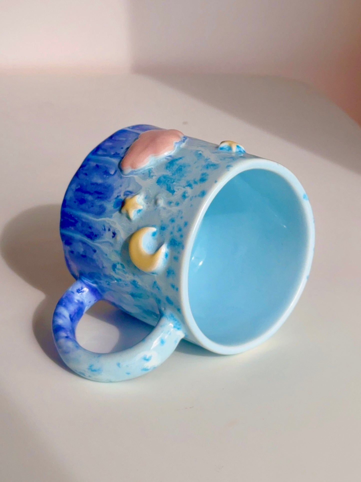 Large Stormy Cloud Mug and Spoon