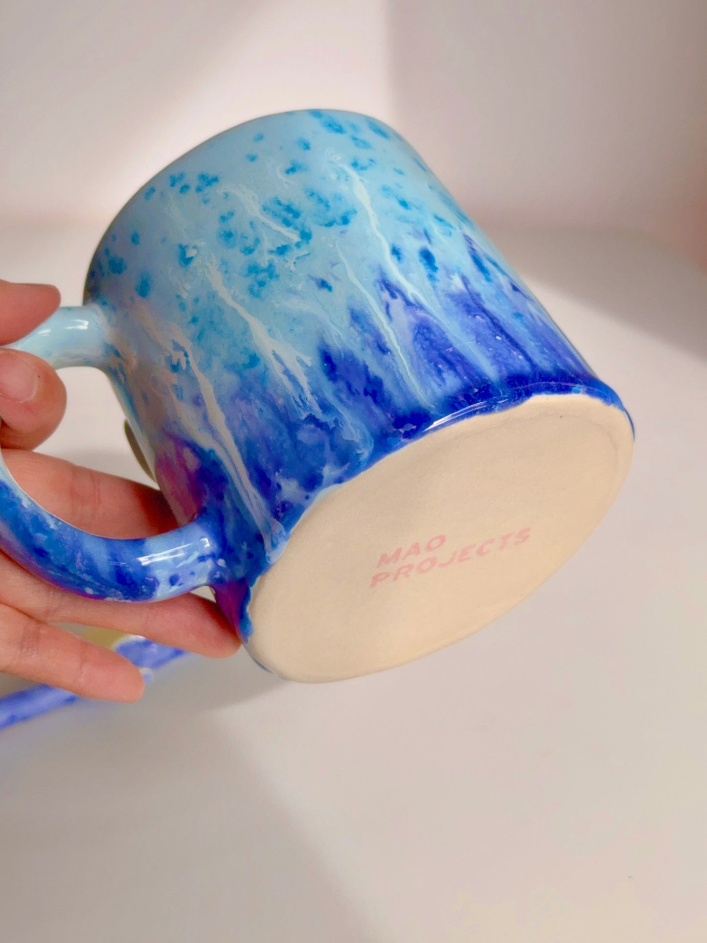 Large Stormy Cloud Mug and Spoon