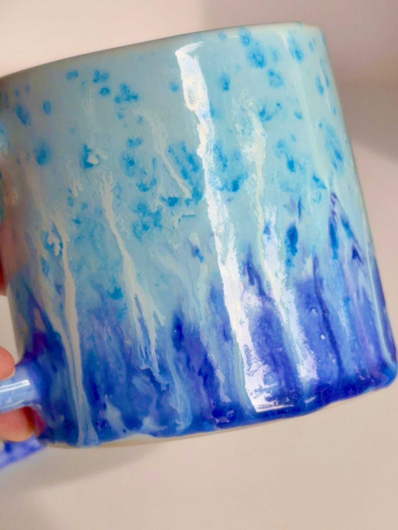 Large Stormy Cloud Mug and Spoon
