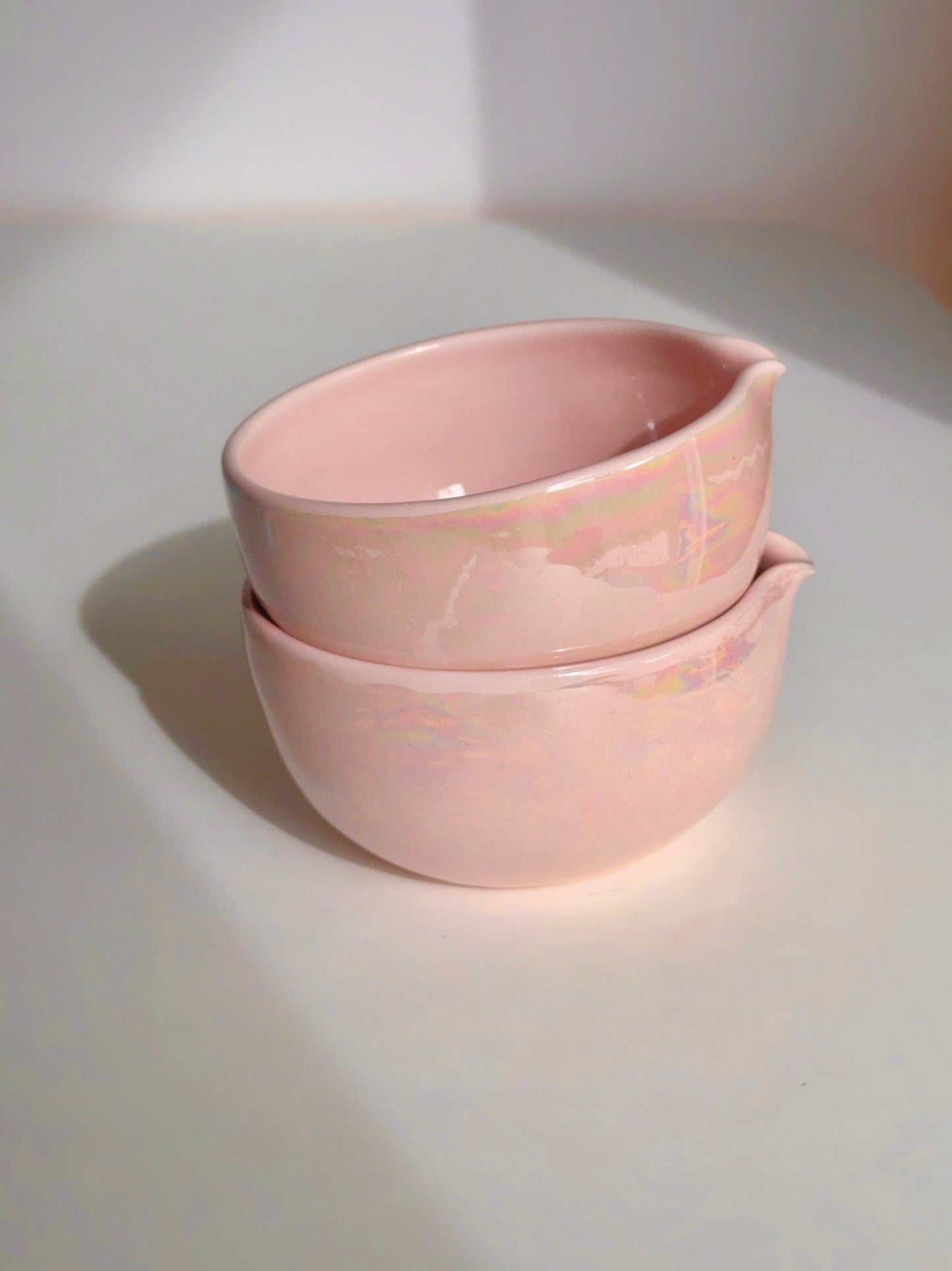 Pink Mimi Hearts Matcha Bowl