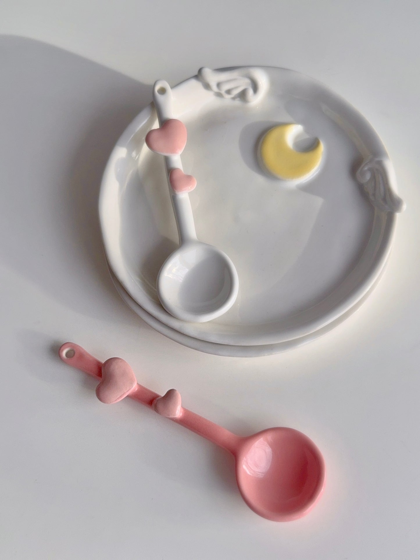 White Winged Moon Plate