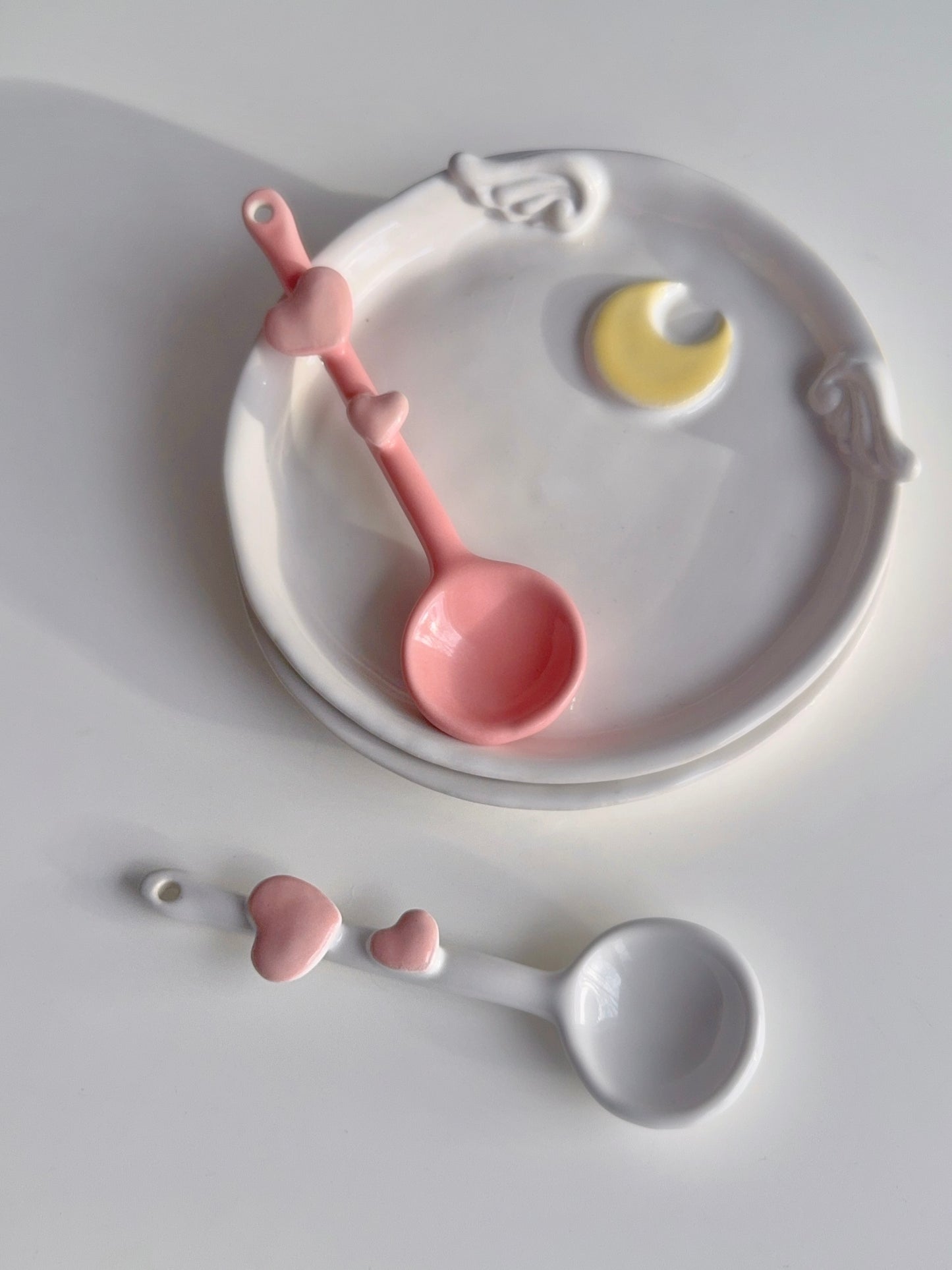 White Winged Moon Plate