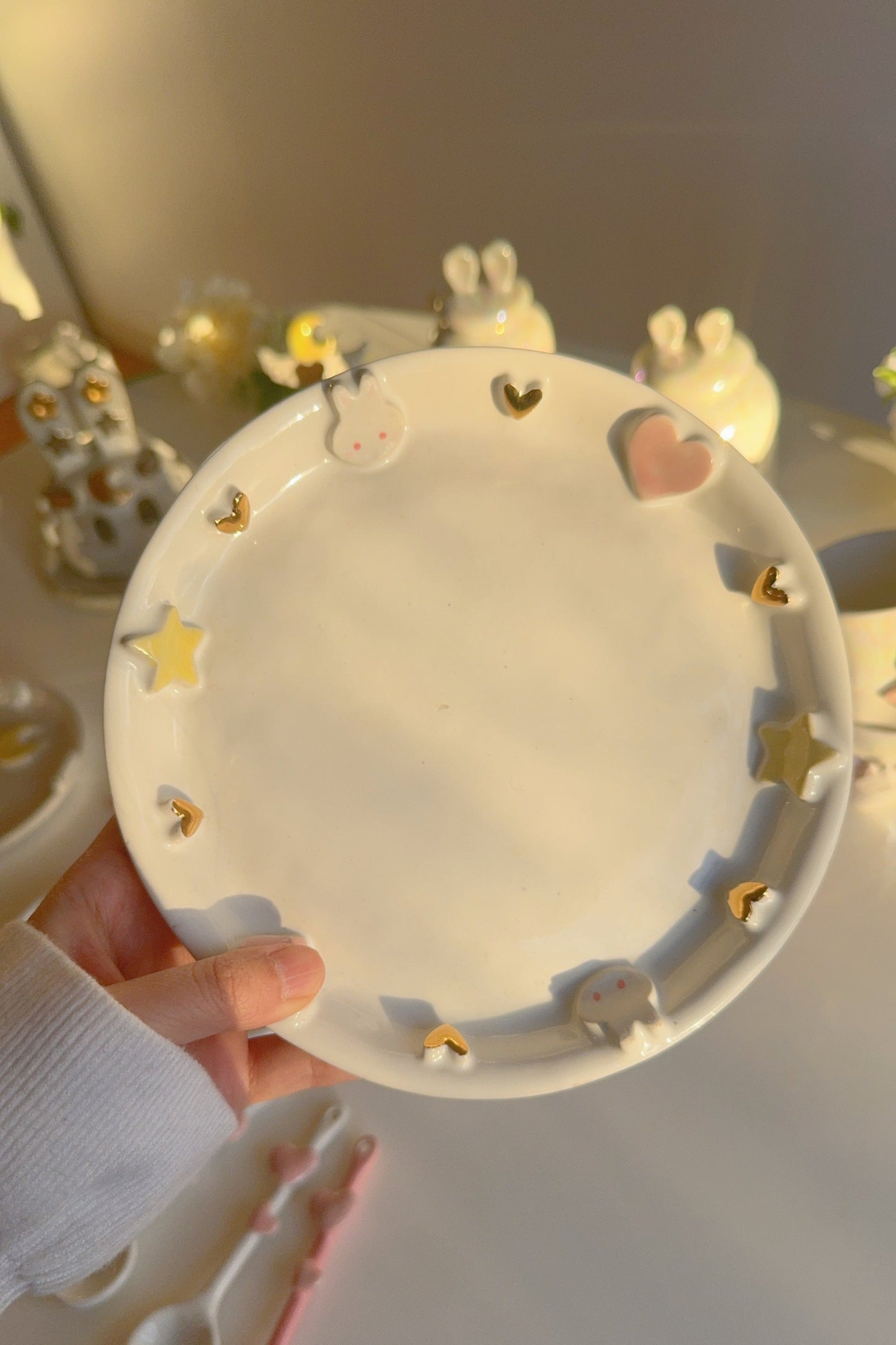 Gold BunBun Plates