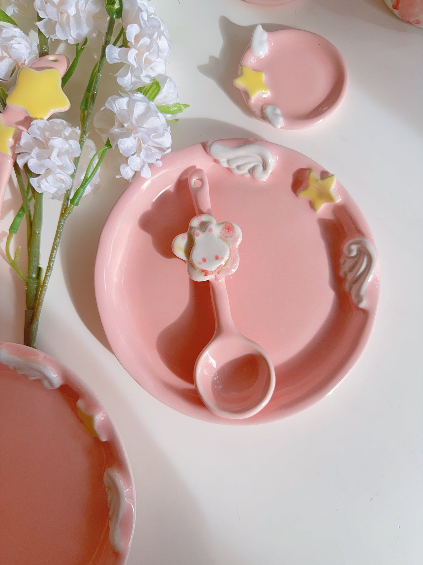 Strawberry Bun Bun Spoons