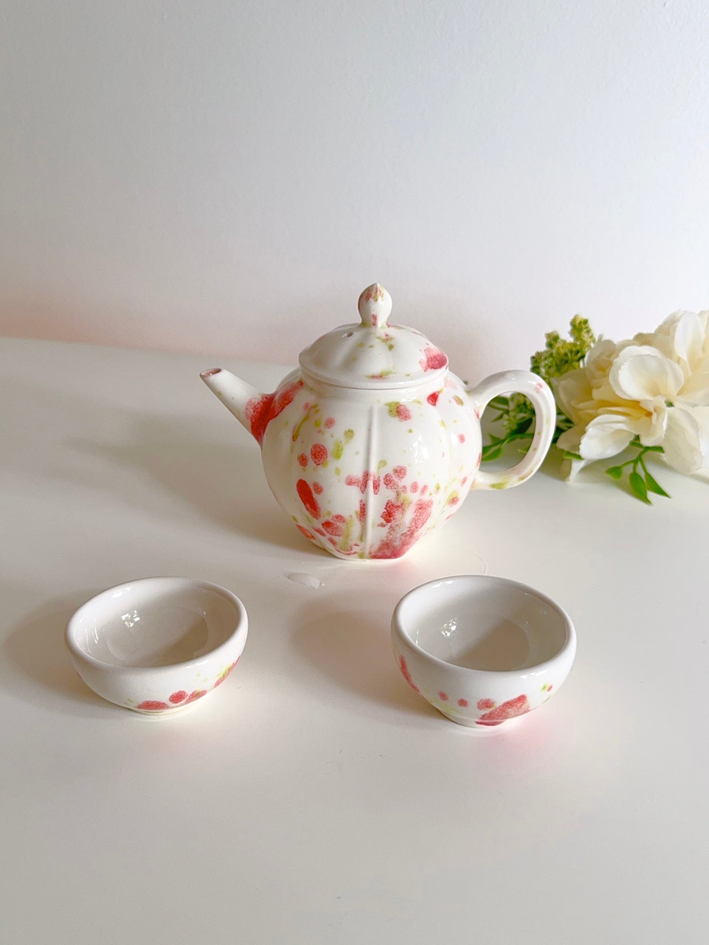 Strawberry Patterned Tea Set 2