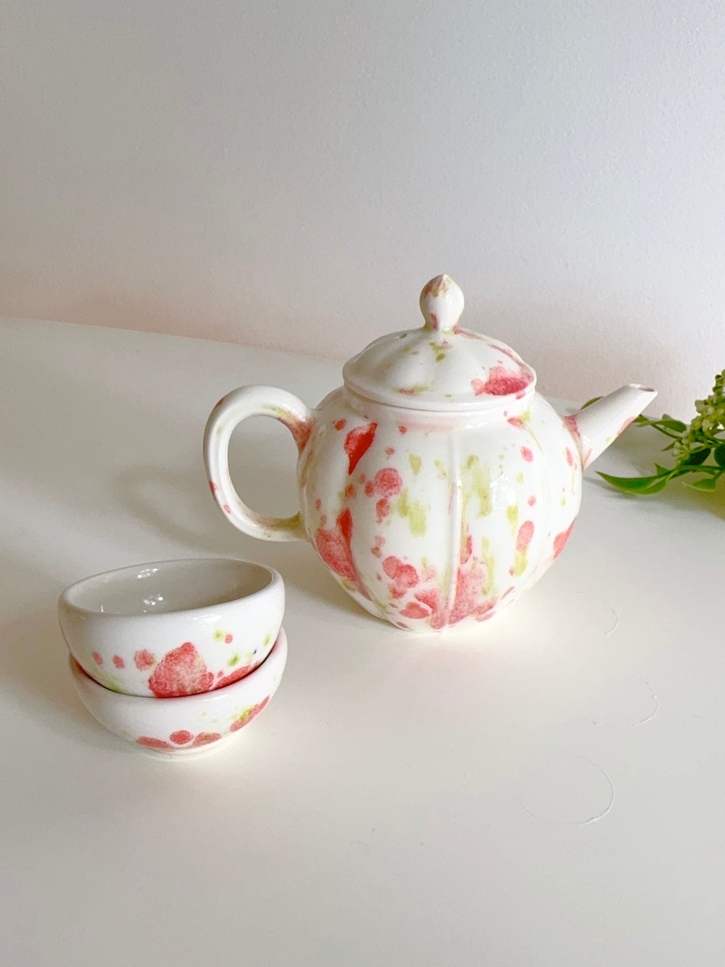 Strawberry Patterned Tea Set 2