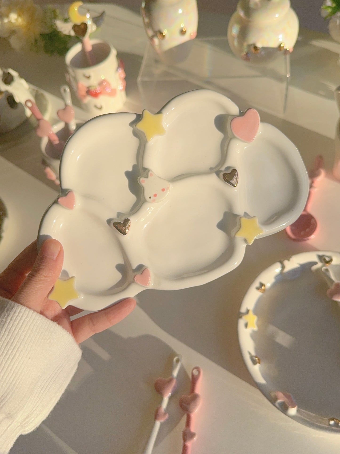 White Bunbun Palette Gold