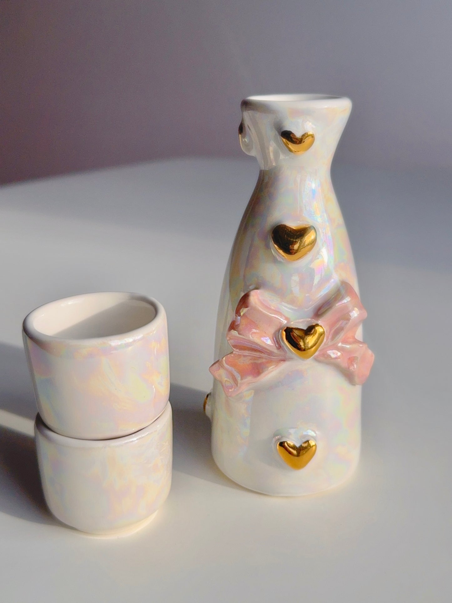 Dreamy White Sake Set