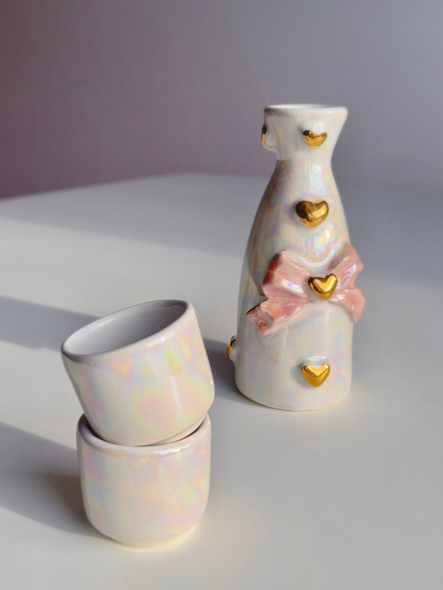 Dreamy White Sake Set