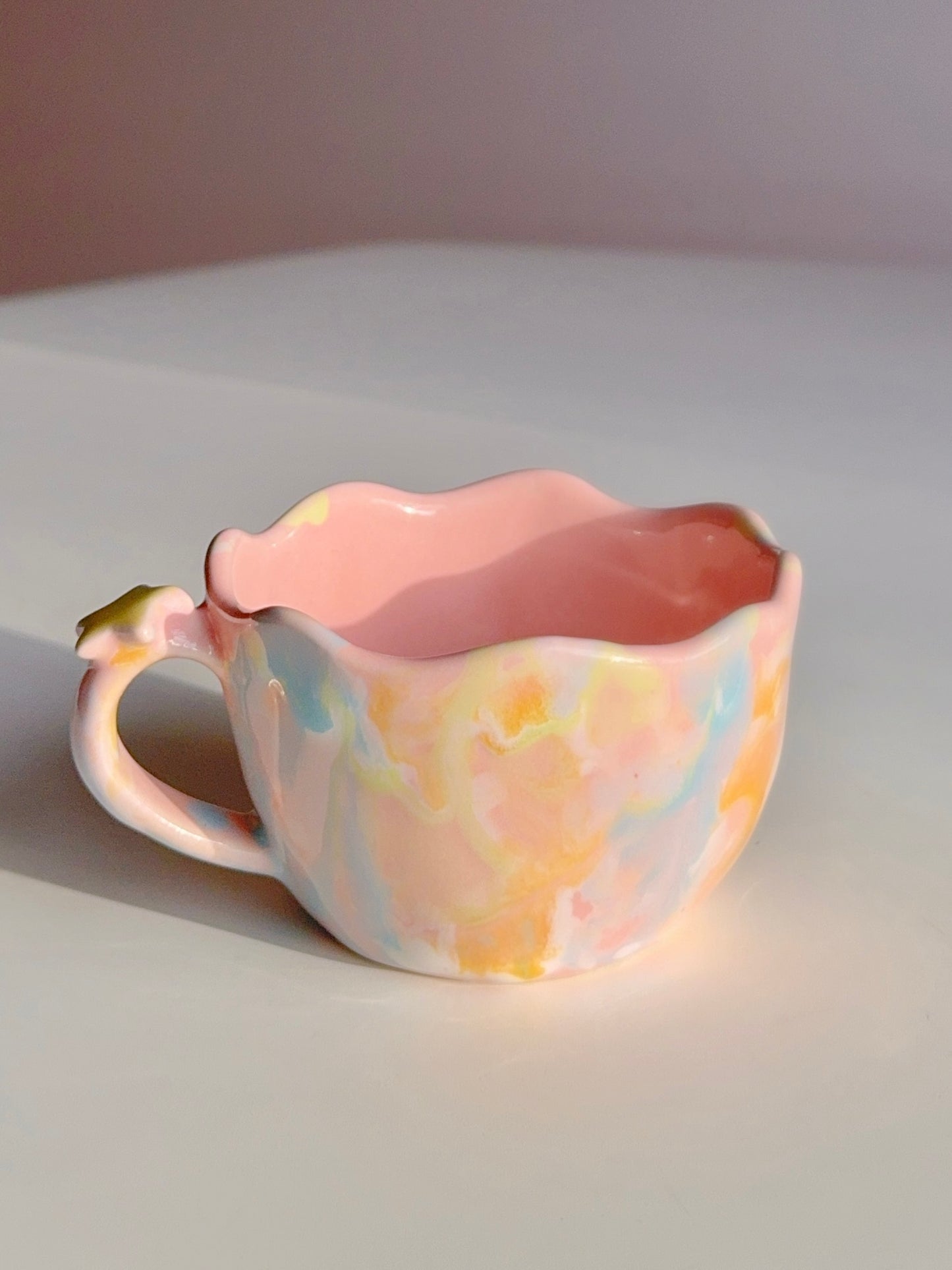 Pink Drippy Pastel BunBun Mug 2.0