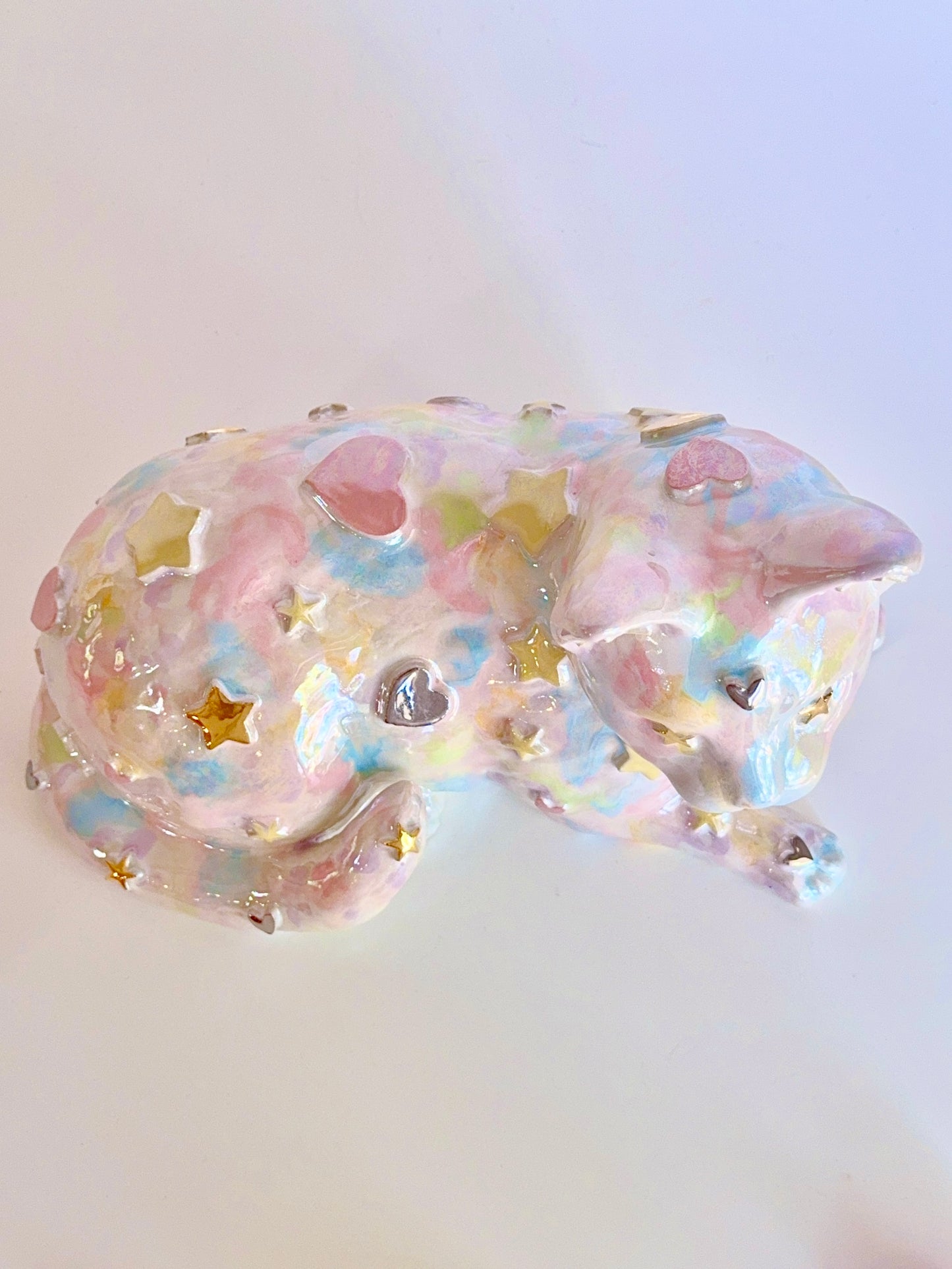 Dreamy Cat Sculpture