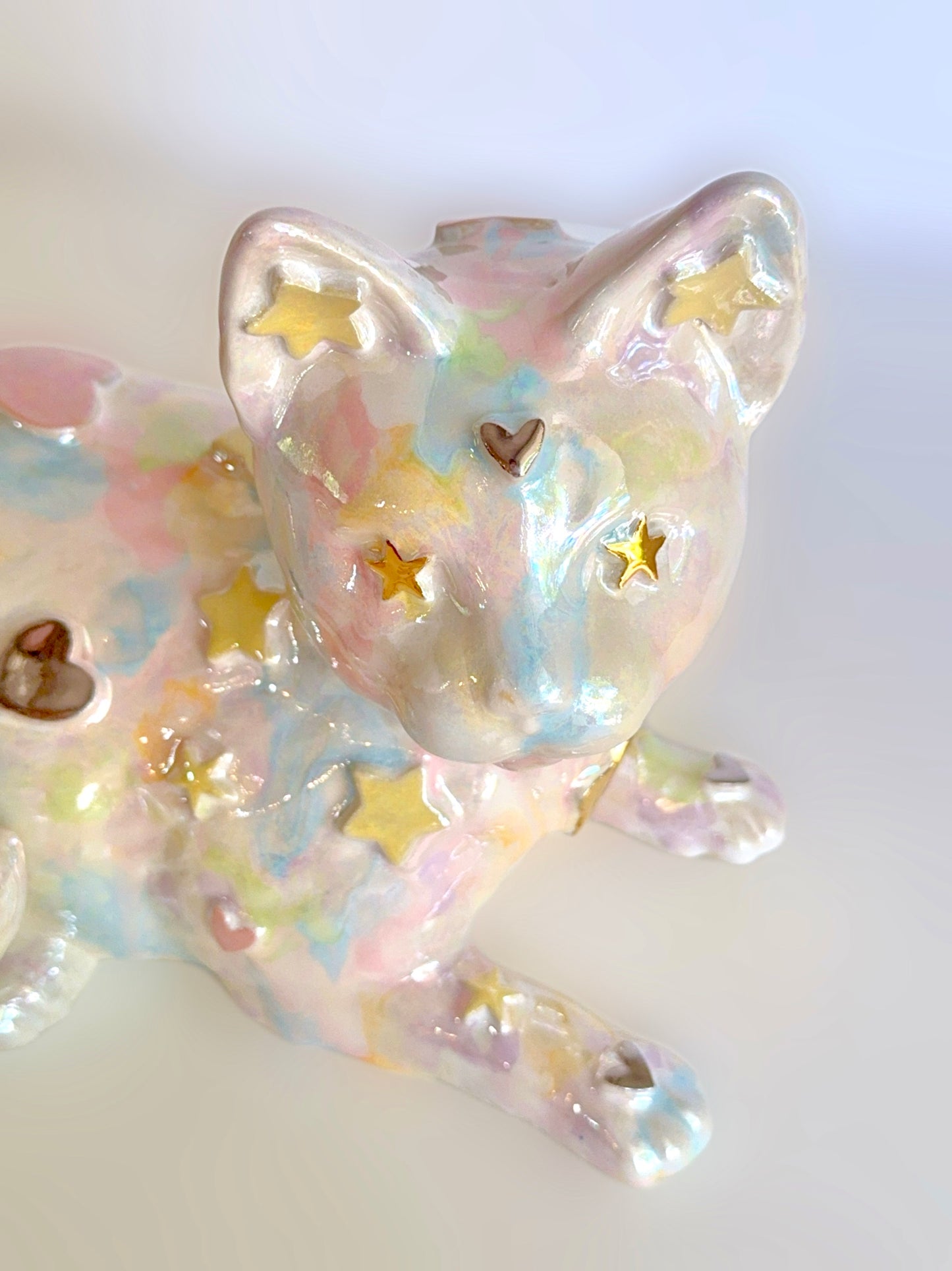 Dreamy Cat Sculpture